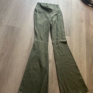 Olive Green Flared leggings